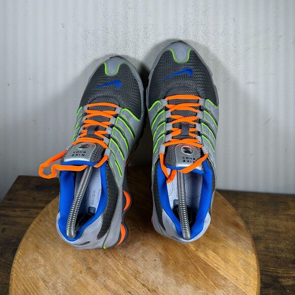 Nke Shox ID Gray Blue Mens Size 8.5 Shoes Sneakers 445489-992 main image 4